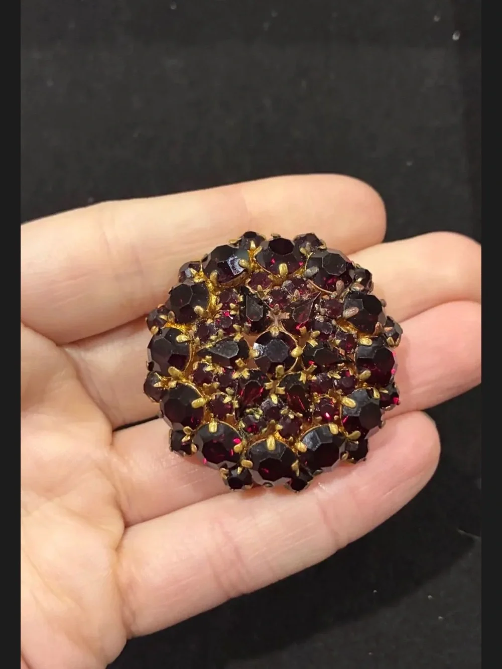 Vintage Austrian Crystal Brooch